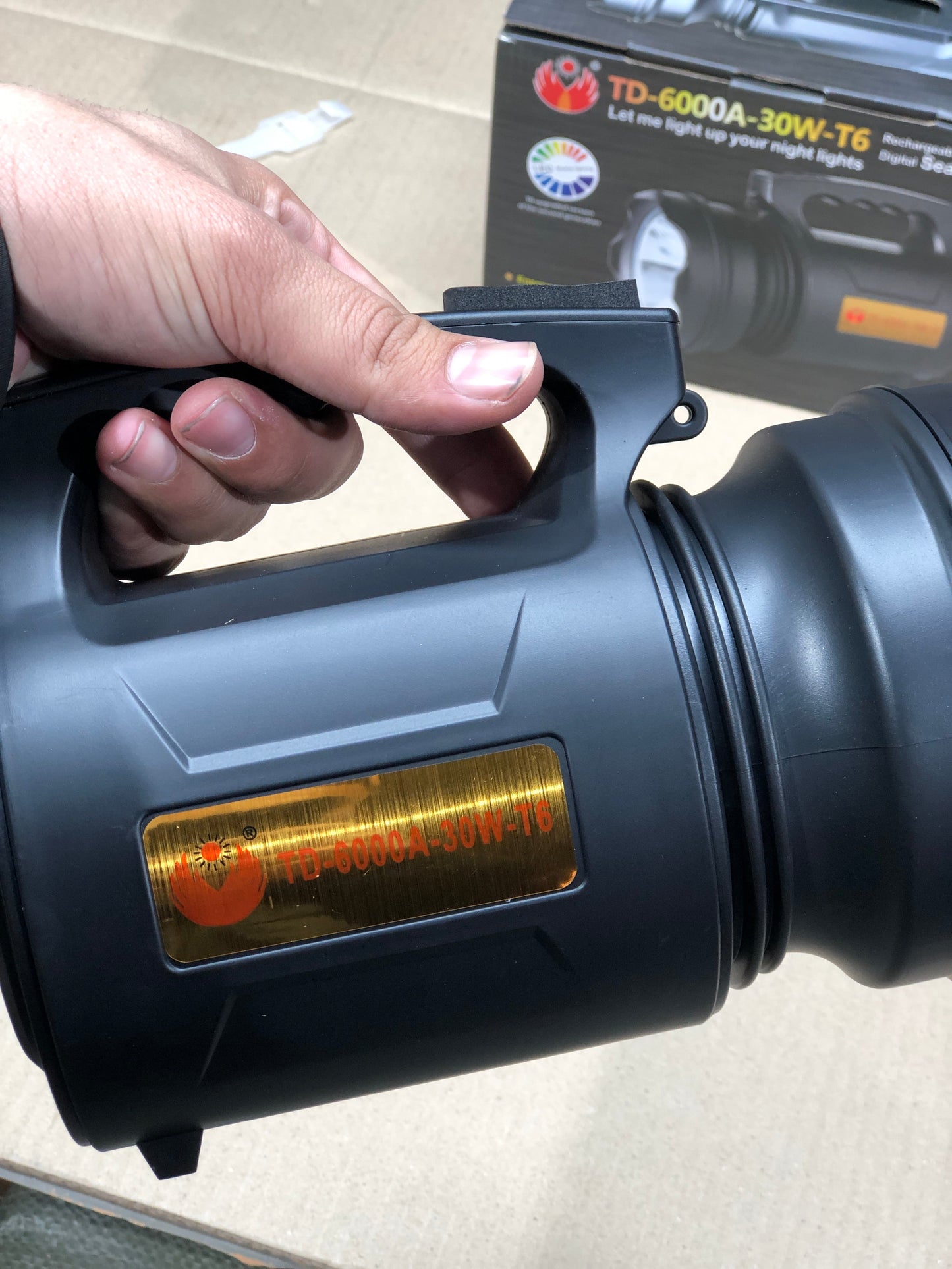 Benbo Rechargeable Digital Search Light Torch BB-6000A