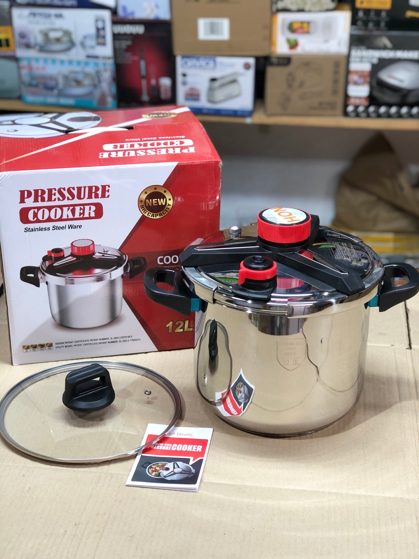 Imported 12L large Pressure Cooker