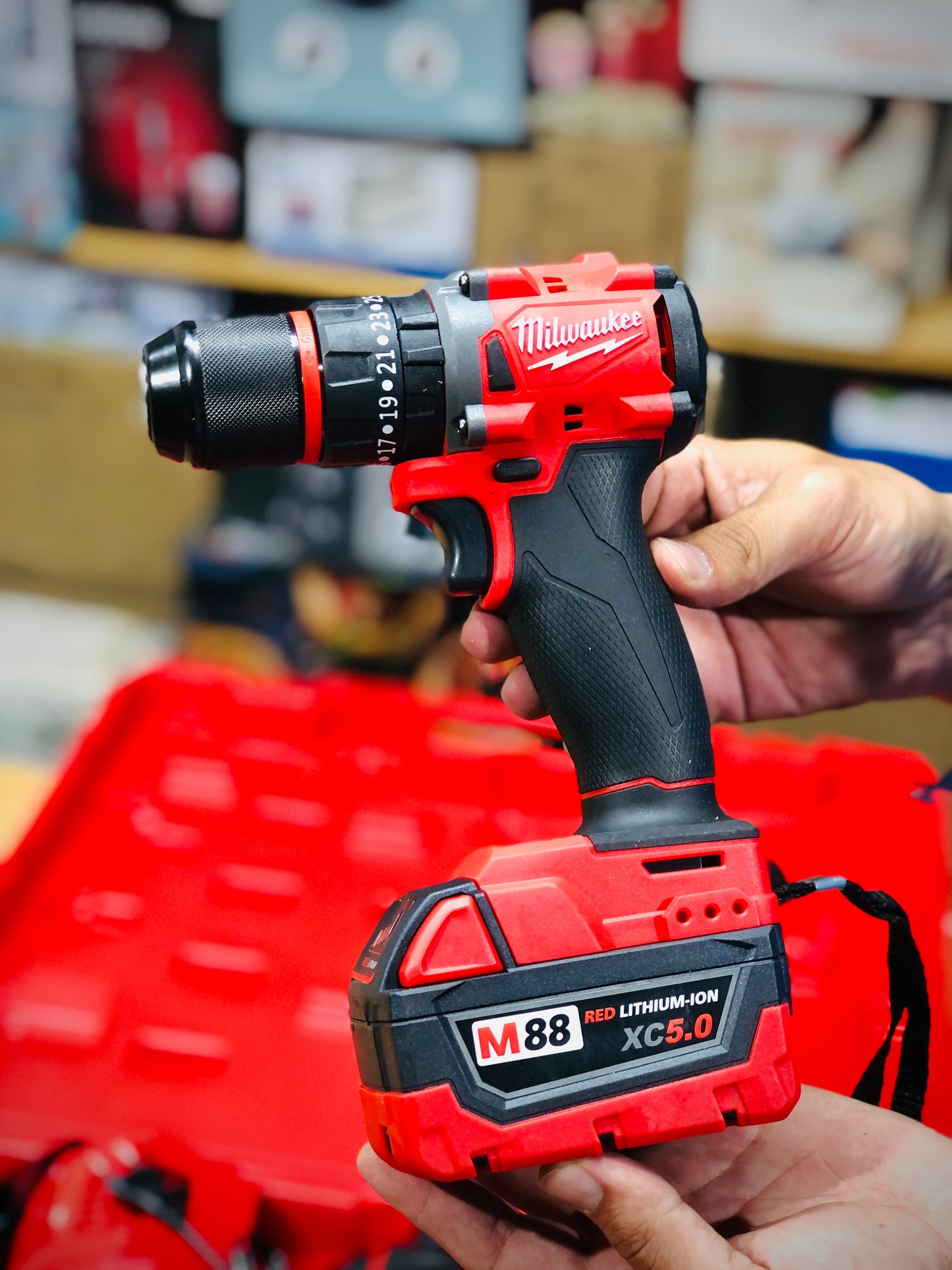Milwaukee 4 in 1 Drill Machine Set Tool kit Set