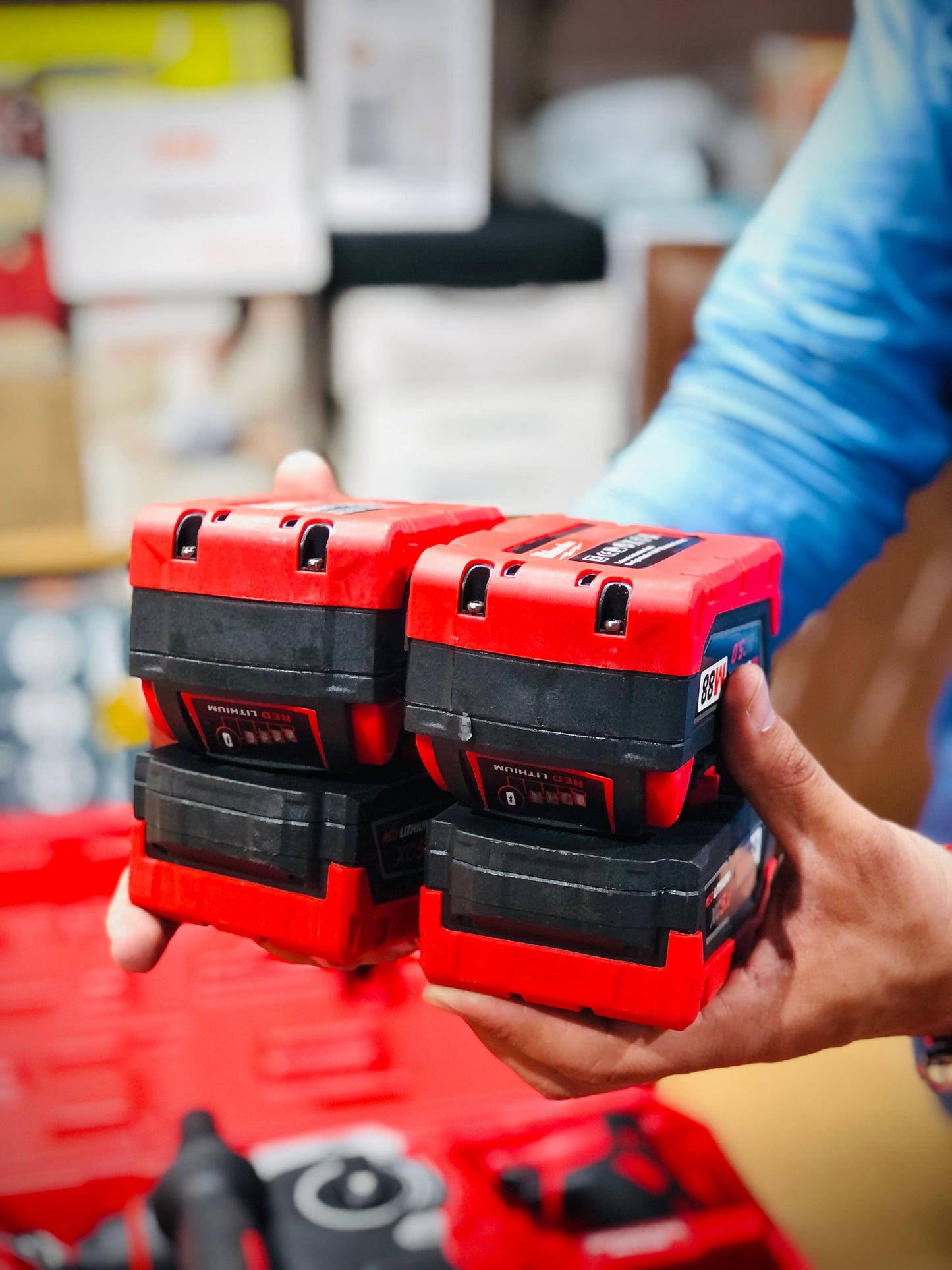 Milwaukee 4 in 1 Drill Machine Set Tool kit Set