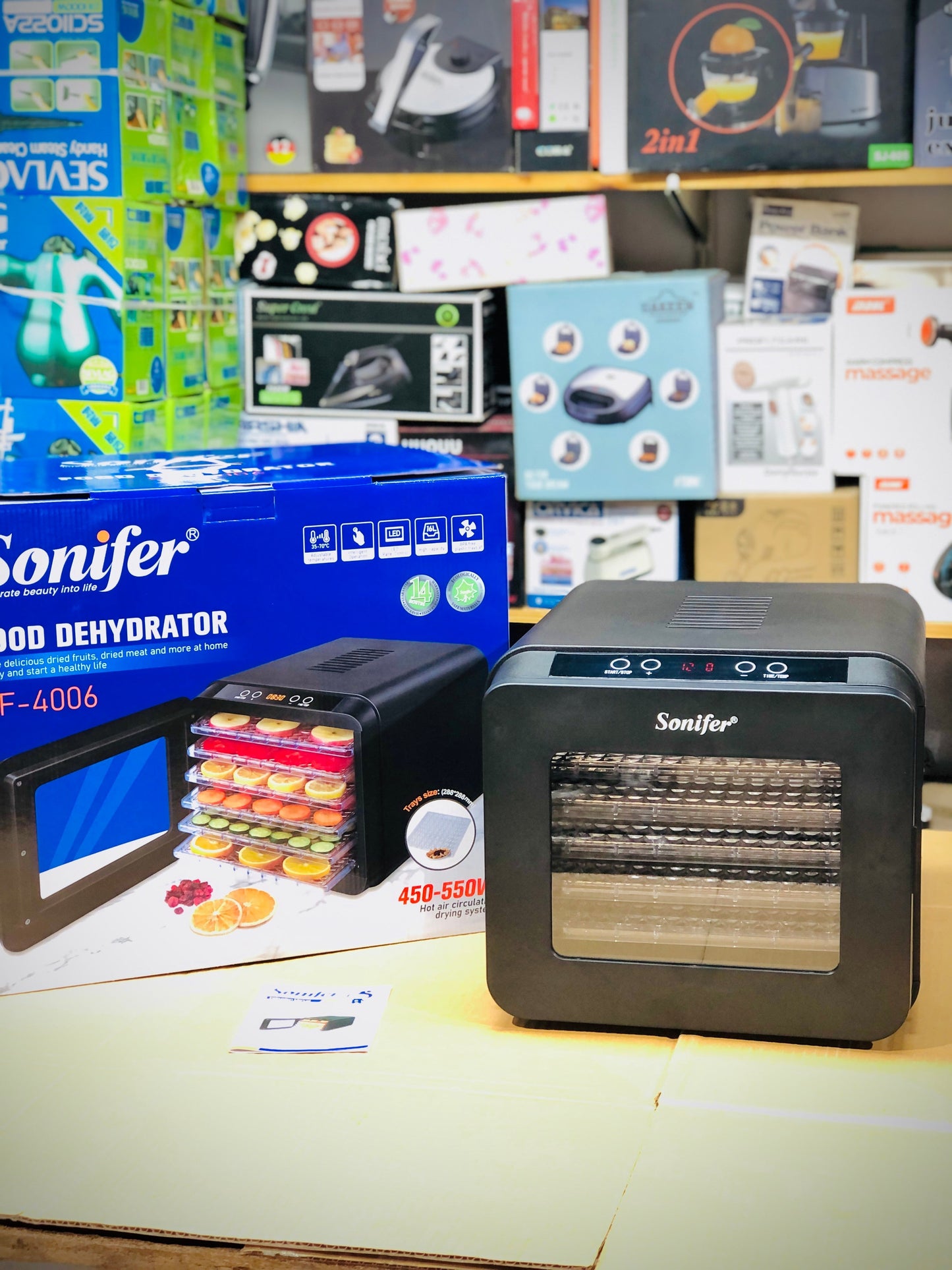 Sonifer 6 Tray Food Dehydrater