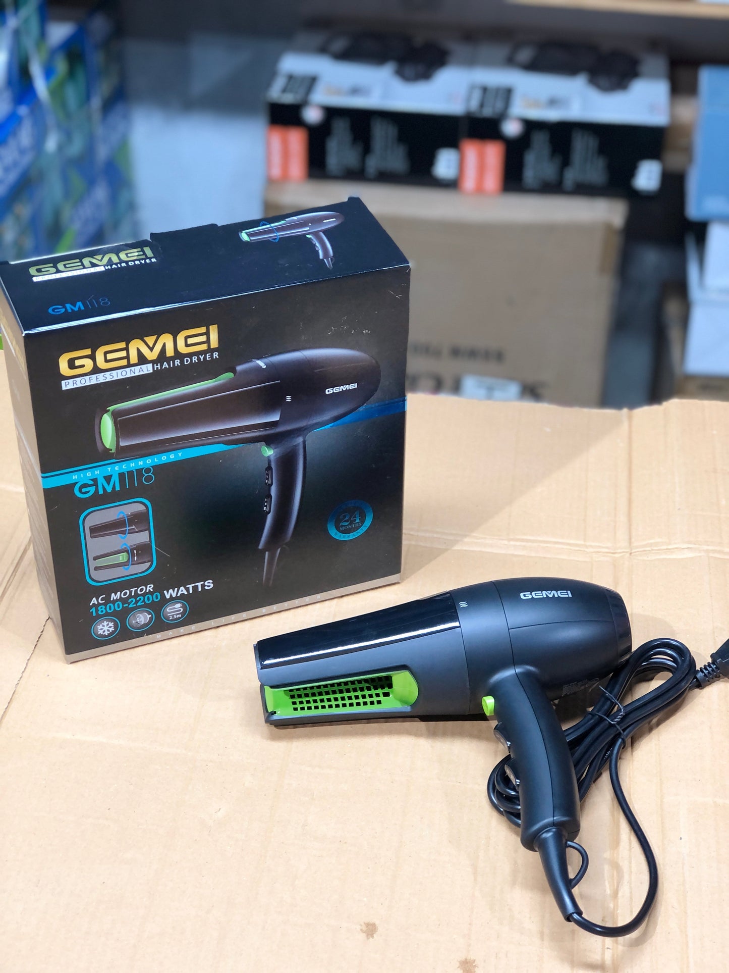 GEMEI Professional Motor Hair Dryer GM118