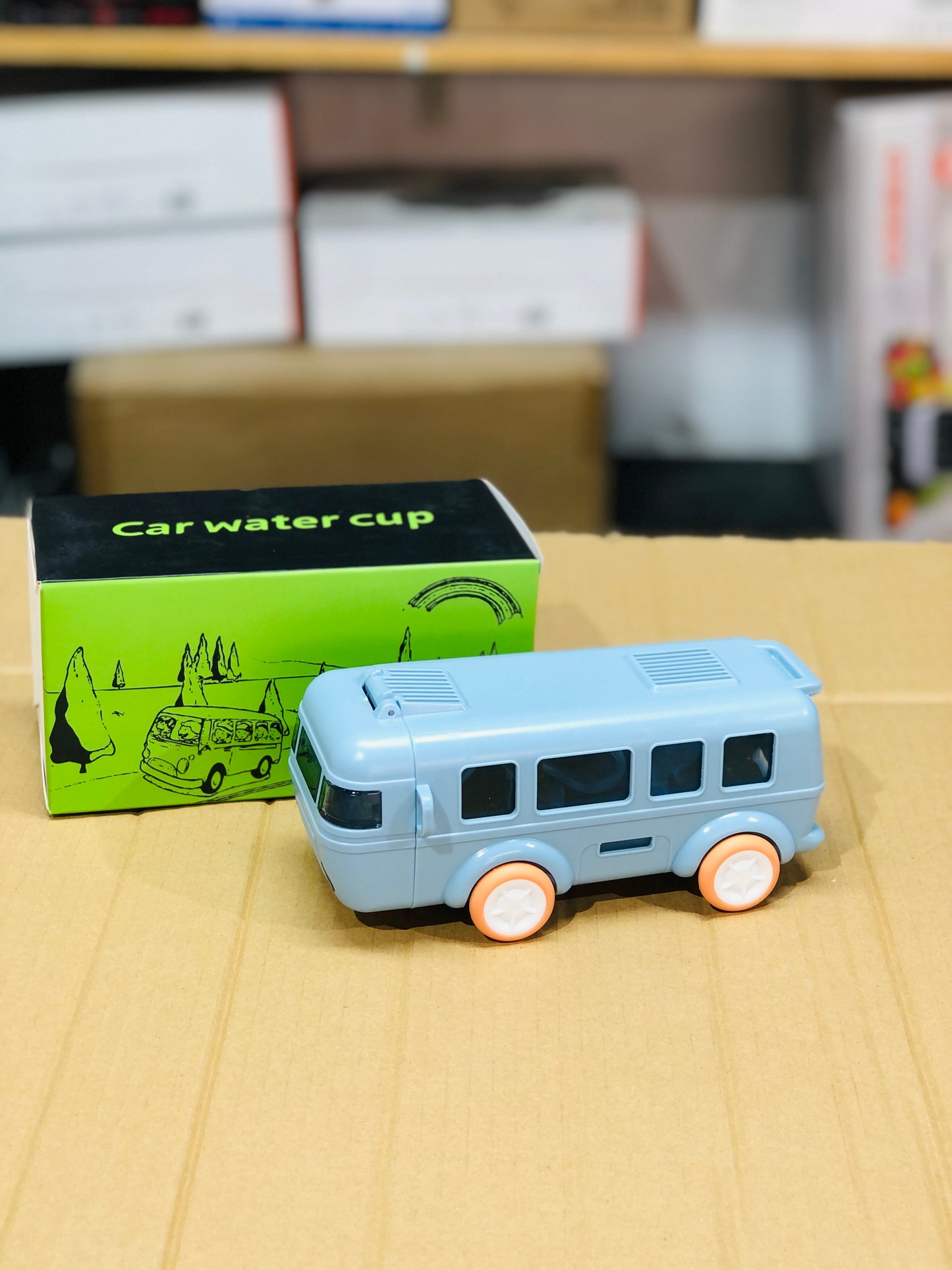 Bus Shape Children Car Water Bottle