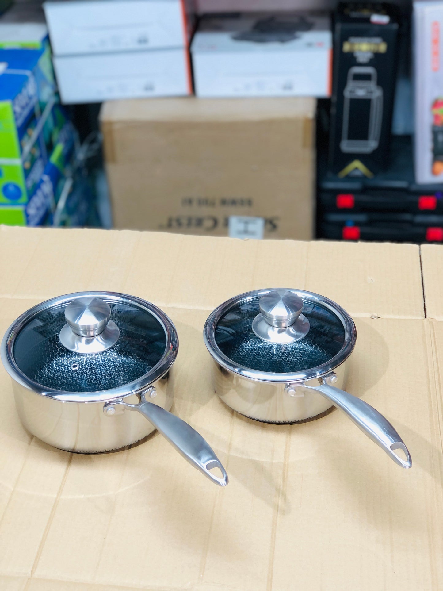 Laser Crafted Honeycomb Sauce Pan