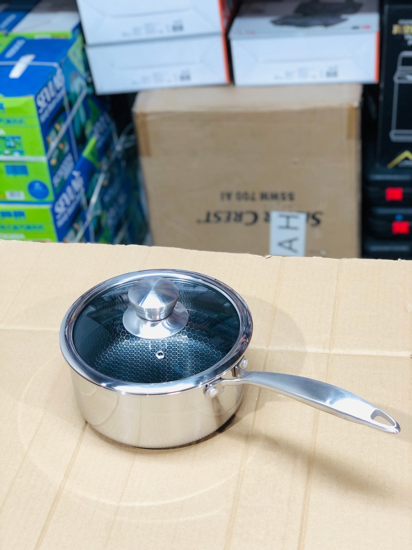 Laser Crafted Honeycomb Sauce Pan