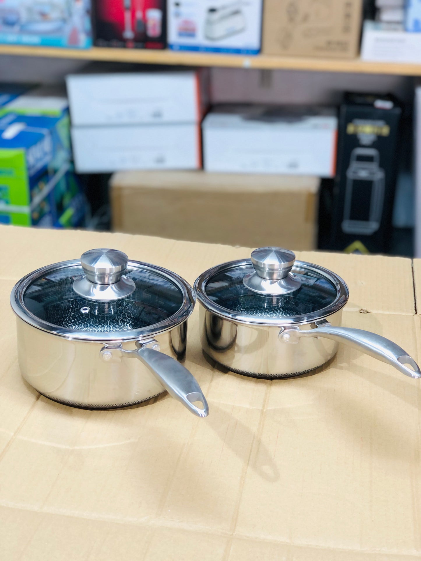 Laser Crafted Honeycomb Sauce Pan