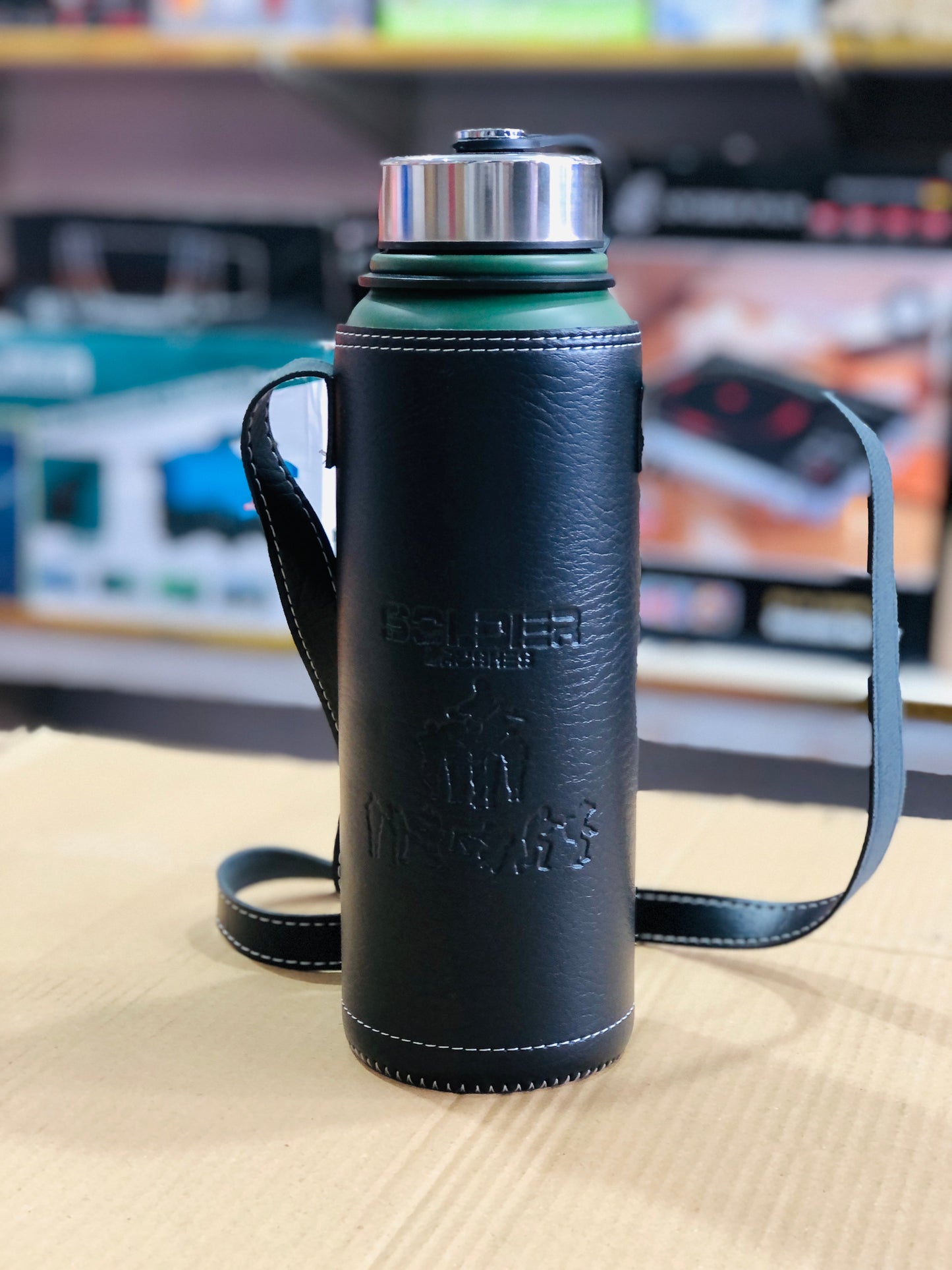 Imported Leather Water Bottles