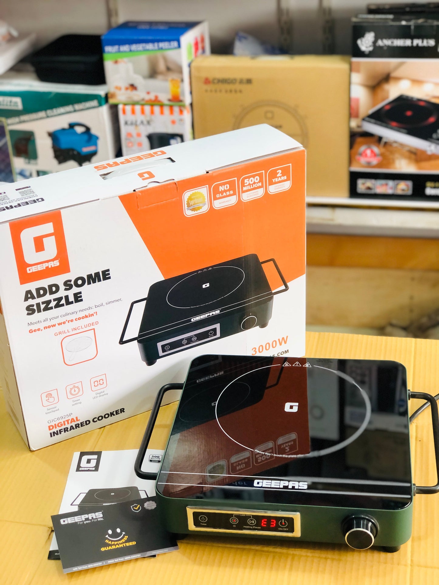 Geepas Digital Infrared Universal Hot Plate 6925