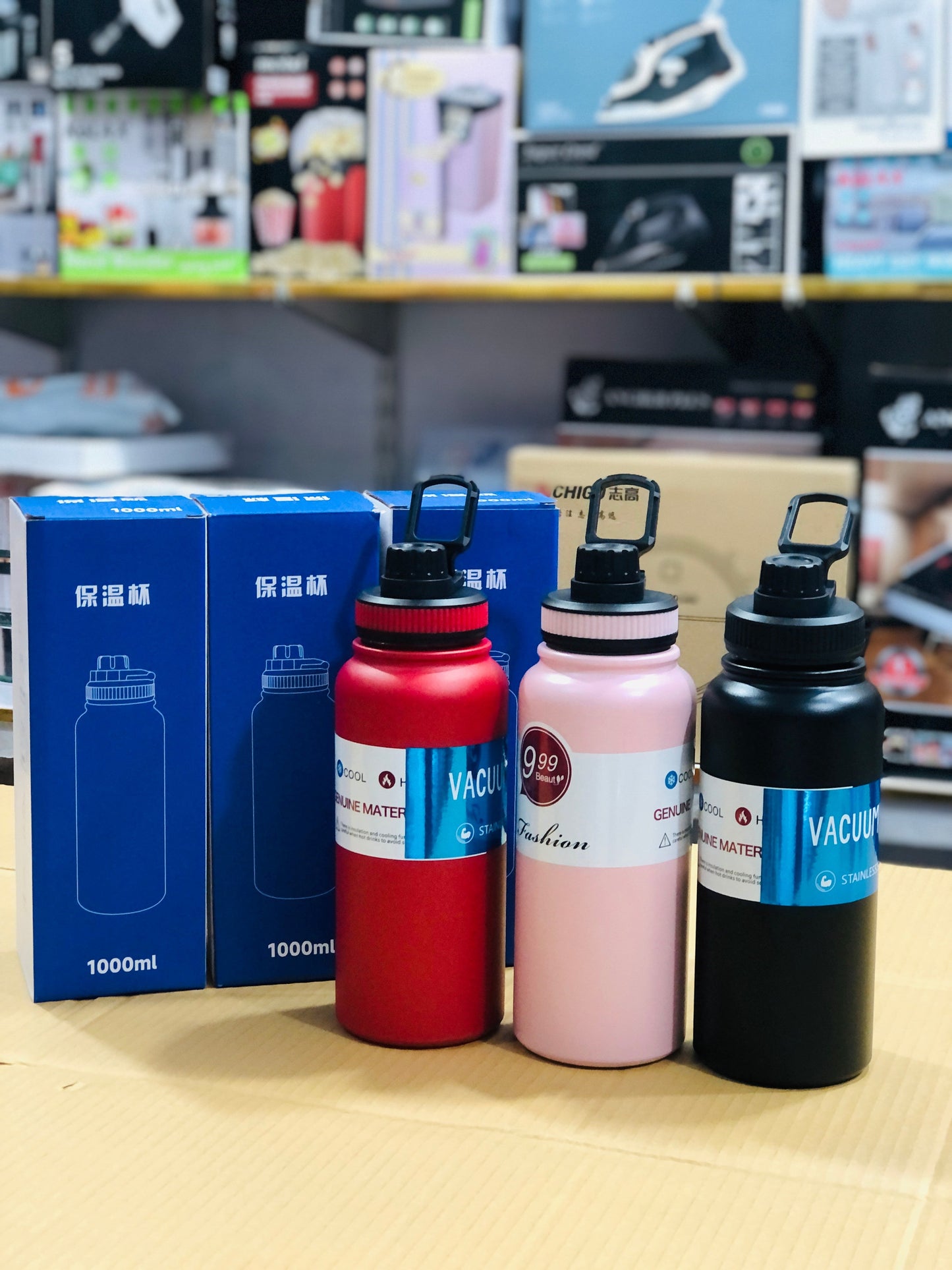 Imported 1000ml Thermal Hot & Cool Vacuum Bottle