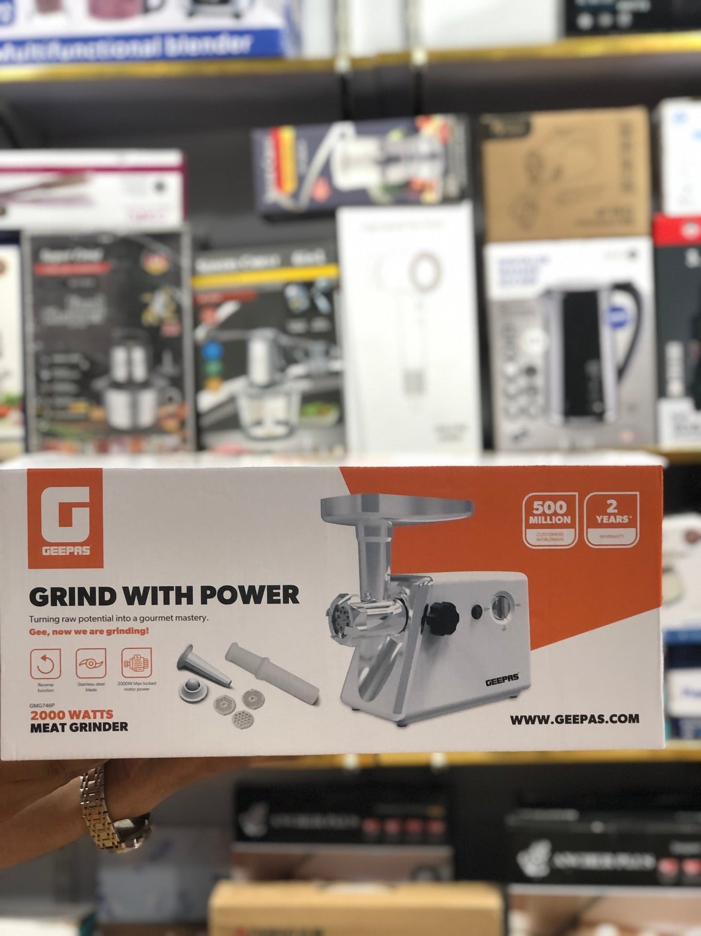 Geepas Meat Grinder GMG746P