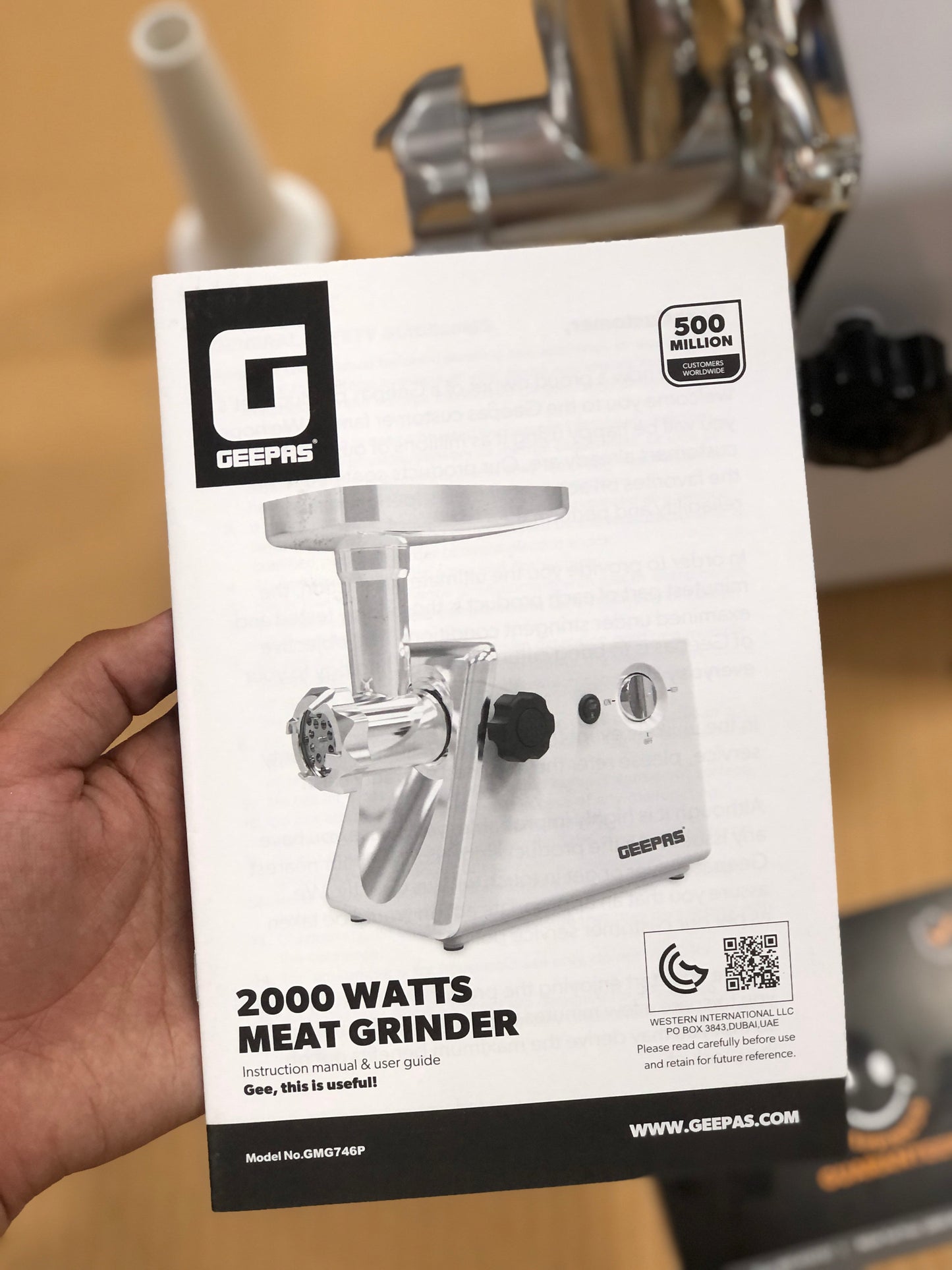 Geepas Meat Grinder GMG746P