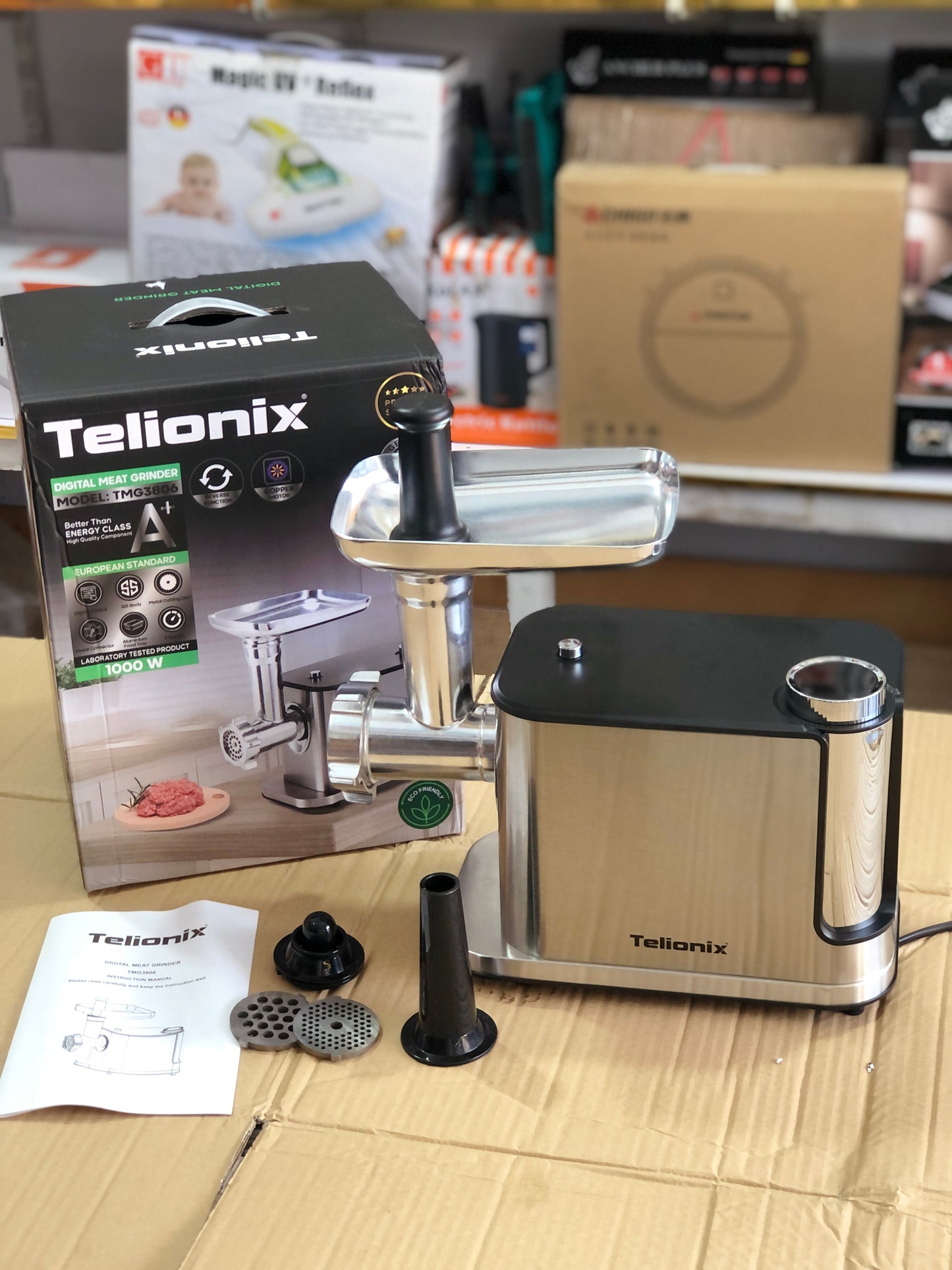 Imported Telionix Digital Meat Grinder TMG3806