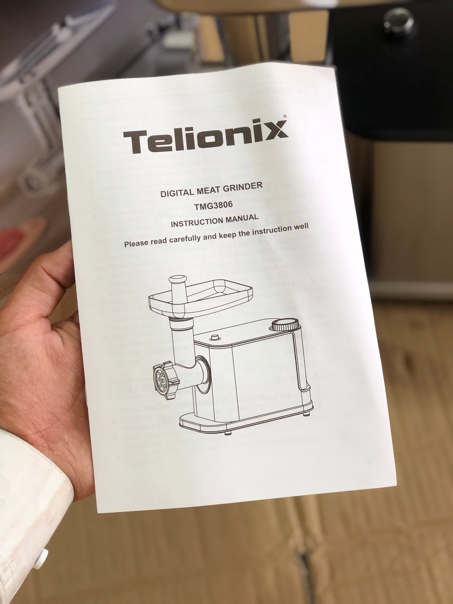Imported Telionix Digital Meat Grinder TMG3806