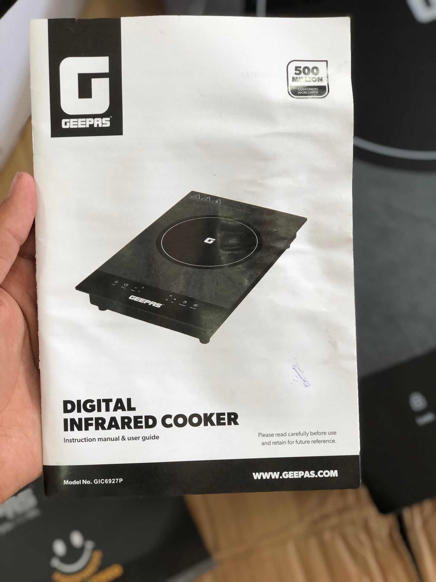 Geepas 2in 1 Infrared Cooker GIC6927P
