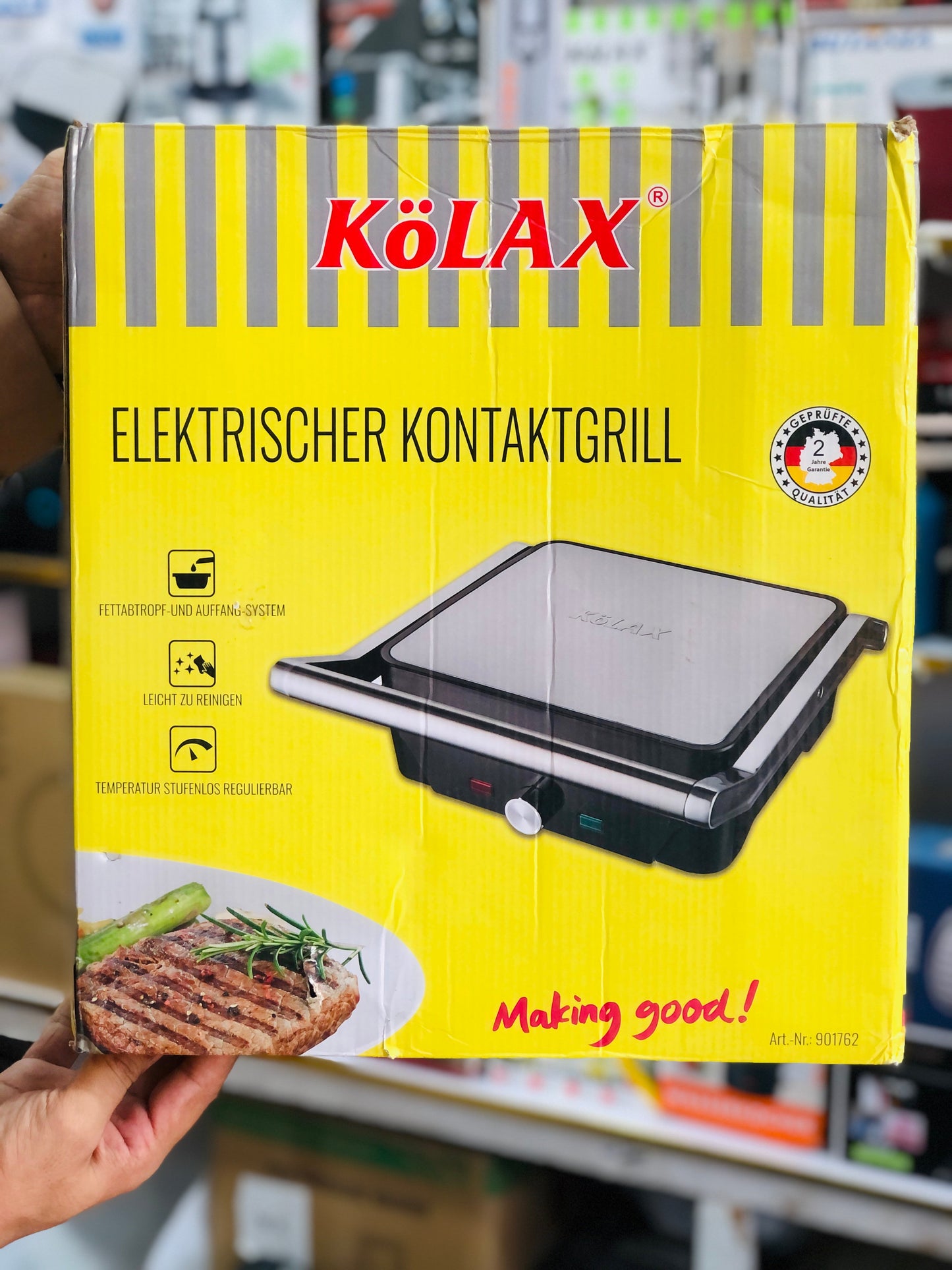 Kolax Electric Contact Grill 901762