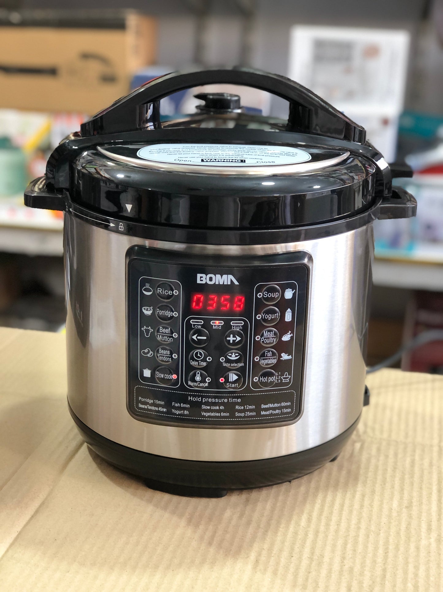 BOMA 6L Multifunction Electric Pressure Cooker
