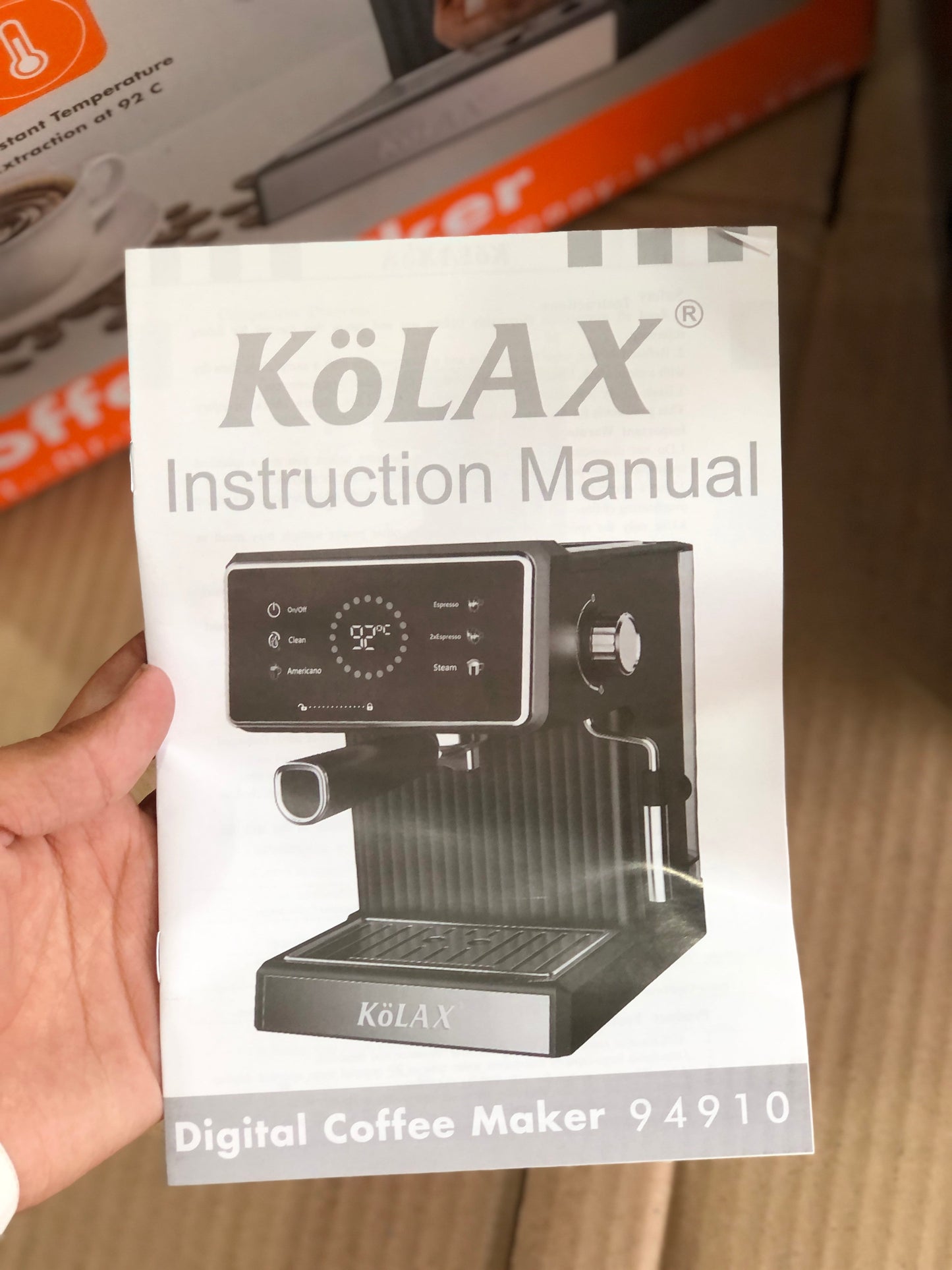 KoLAX Digital Espresso Machine