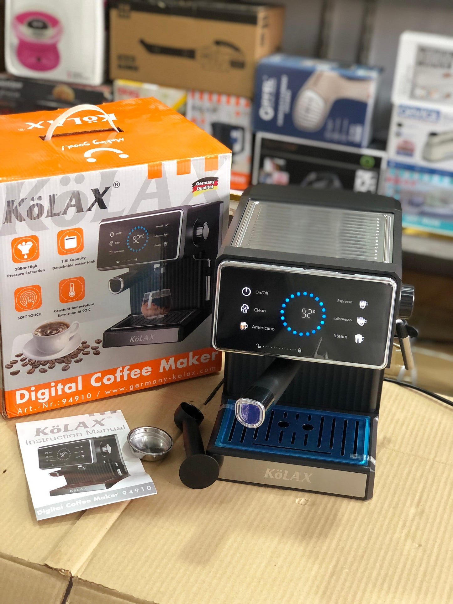 KoLAX Digital Espresso Machine