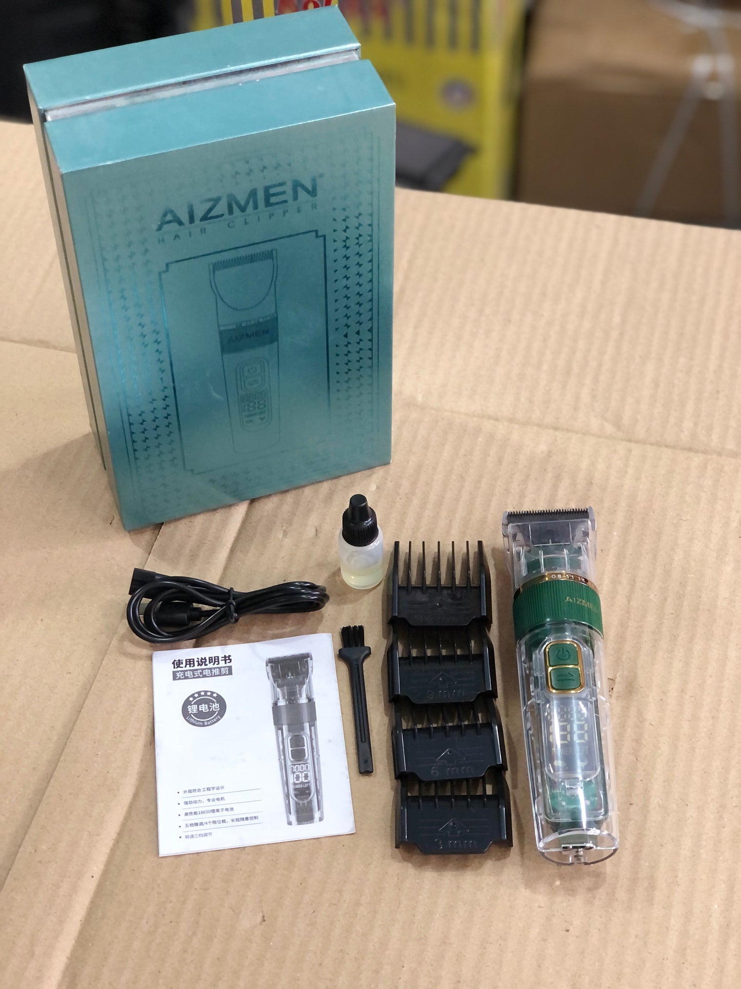 AIZMEN Transparent Hair Trimmer