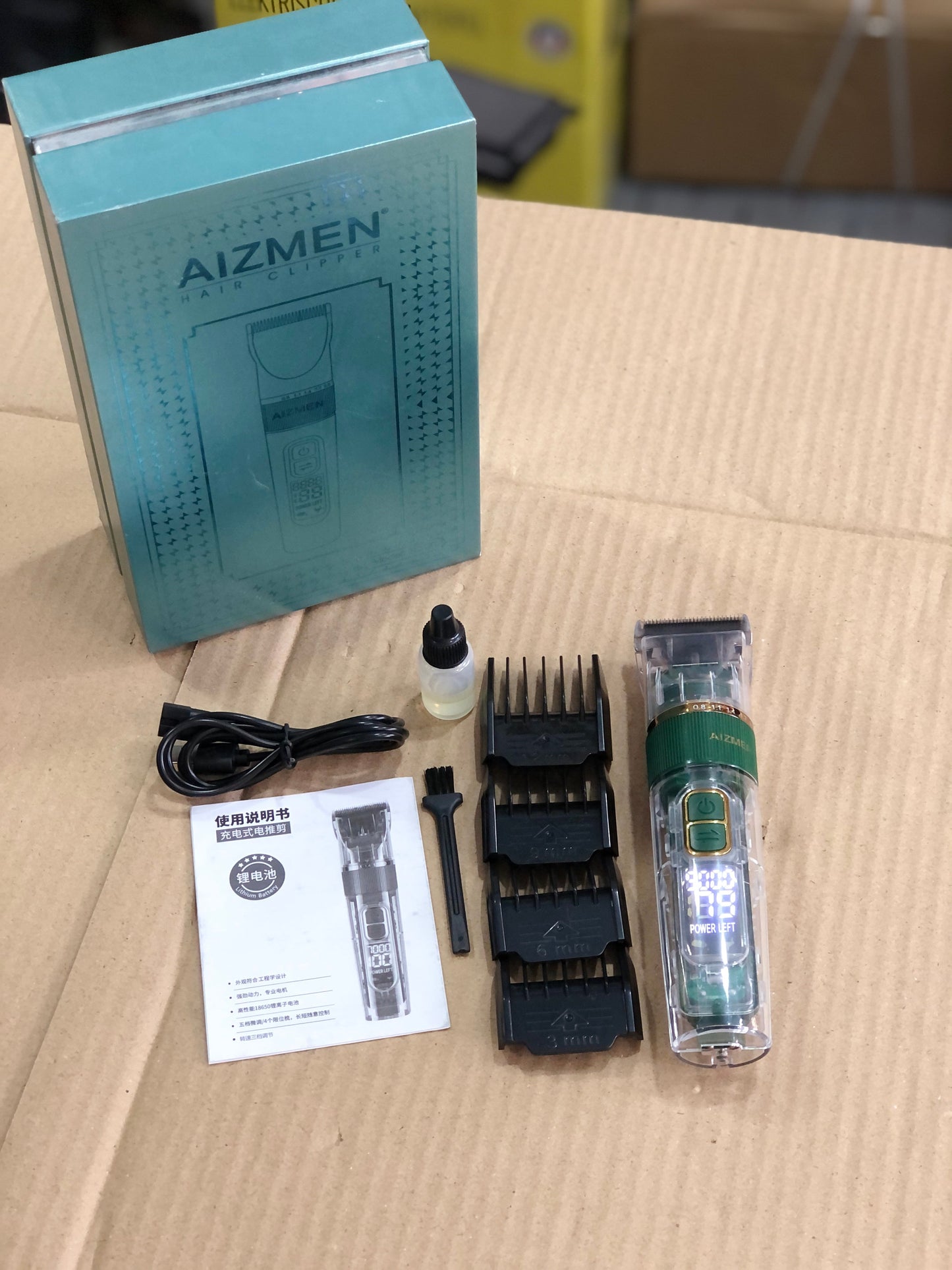 AIZMEN Transparent Hair Trimmer