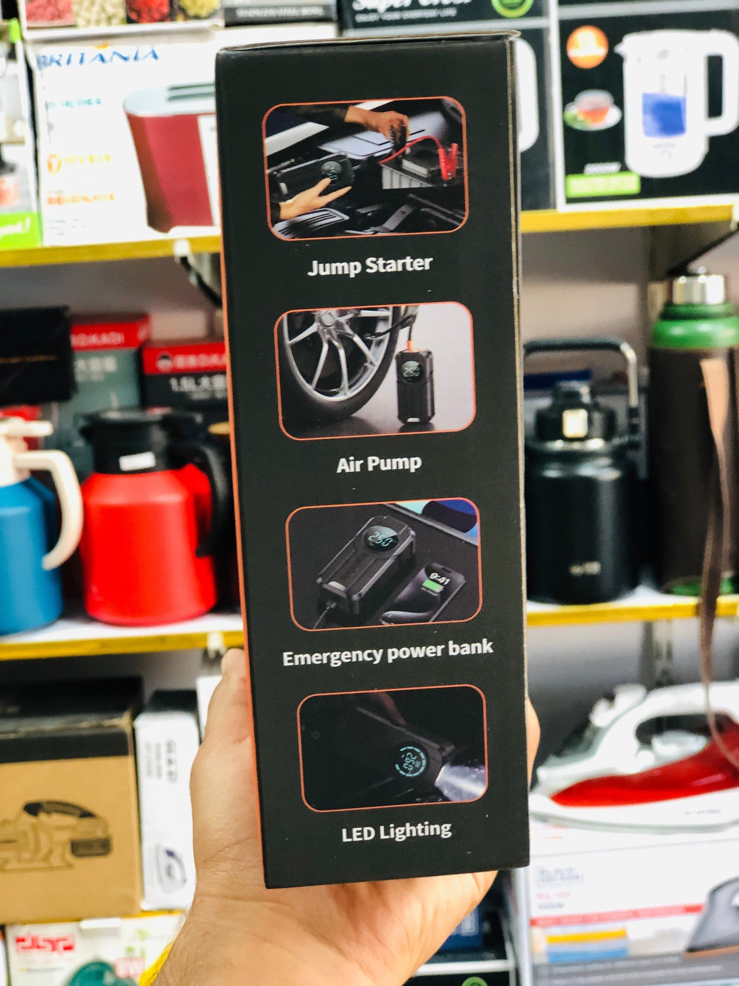 Imported 4in 1 Jump Starter with Air Pump N1920