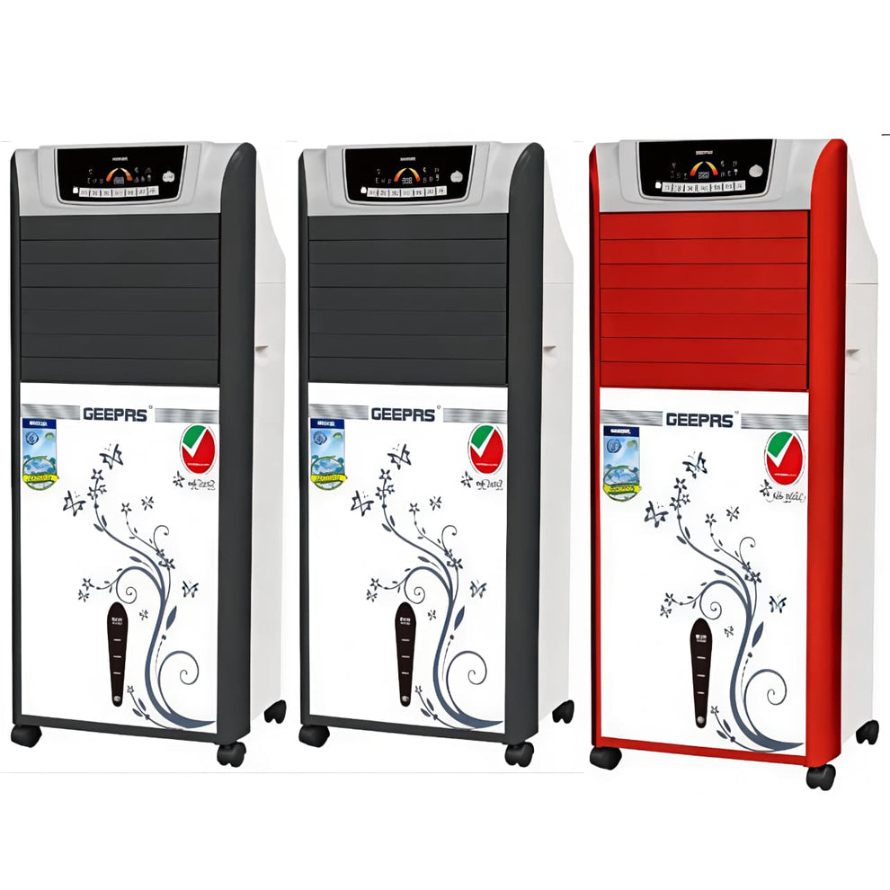 Geepas Tower Air Cooler With Remote & LED Screen Control