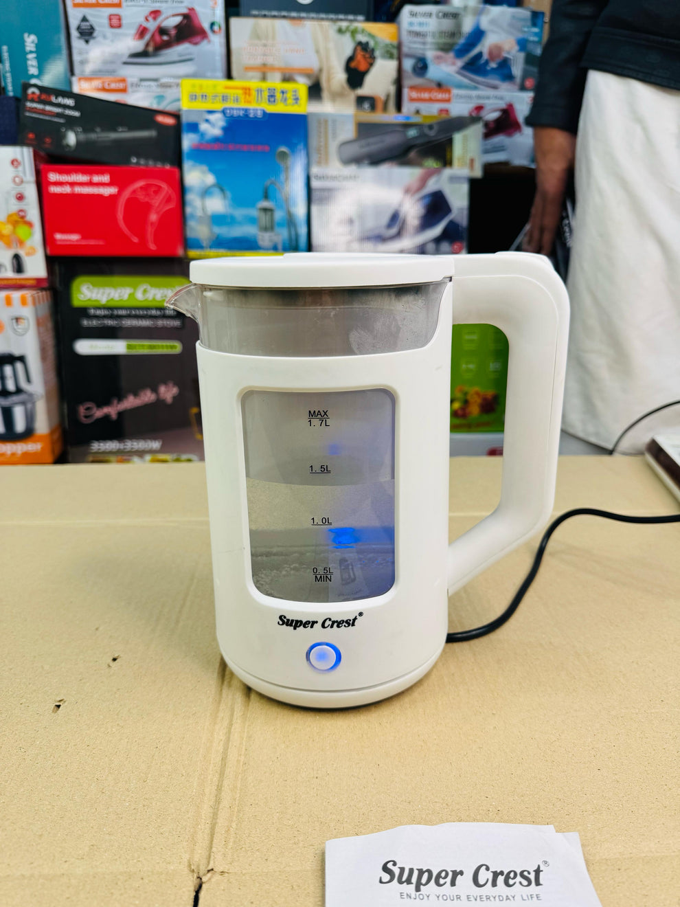 Super Crest kettle 1.7 L SCT- 400
