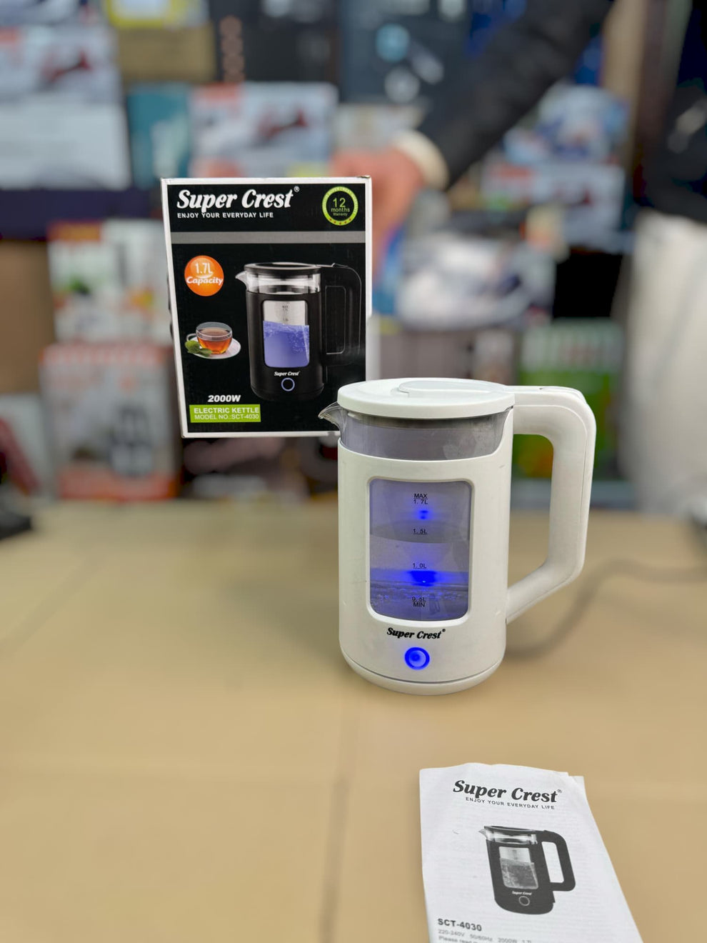 Super Crest kettle 1.7 L SCT- 400
