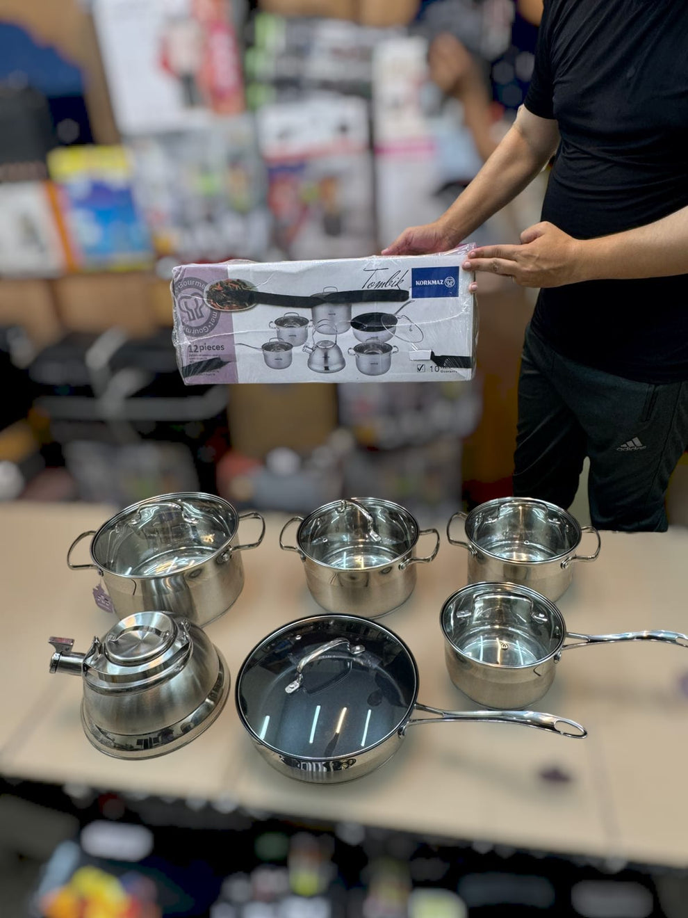 Korkmaz Turkey 12 Pcs Cookware Set