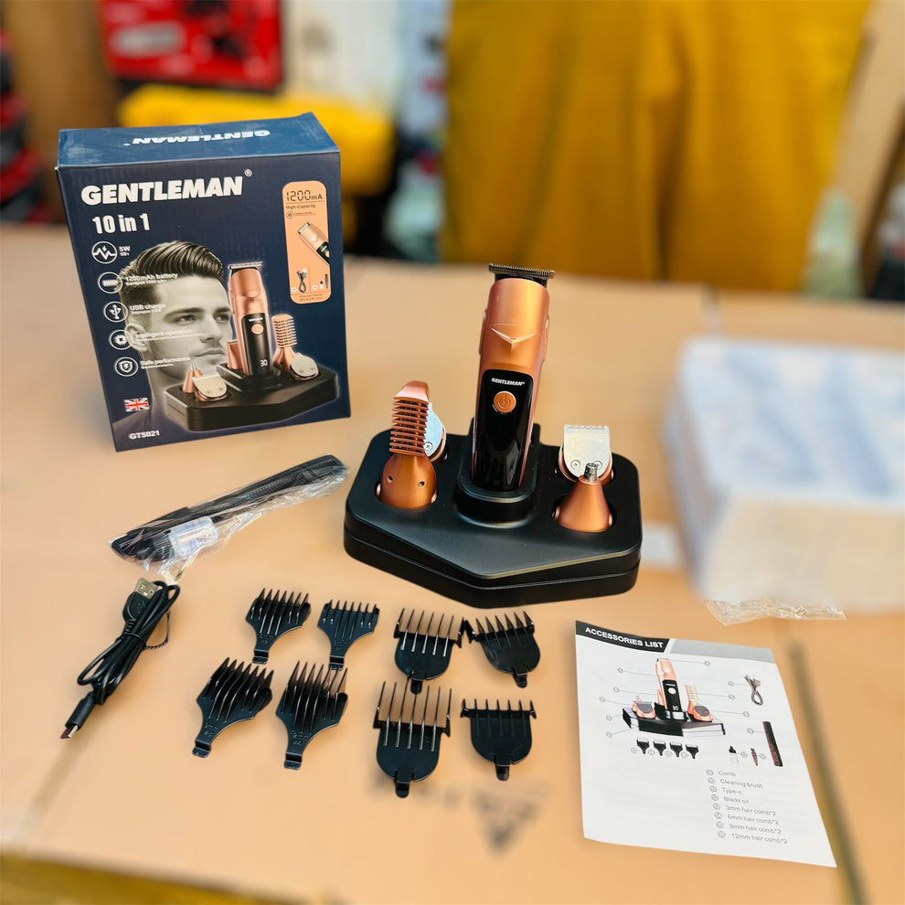 Professional Gentleman 10 in 1 Grooming Set 63350