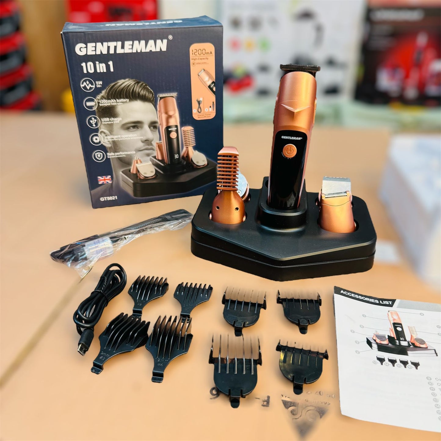 Professional Gentleman 10 in 1 Grooming Set 63350