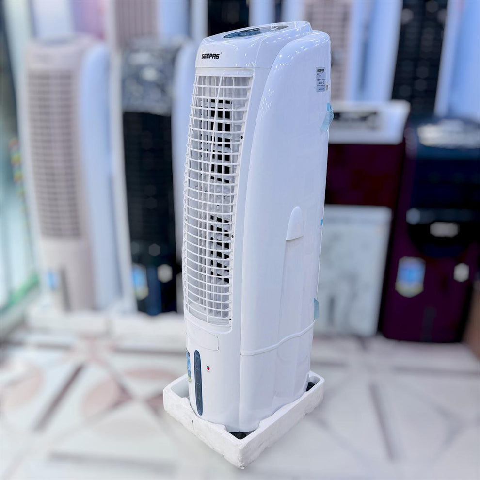 Geepas Tower Air Cooler With Remote & LED Screen Control
