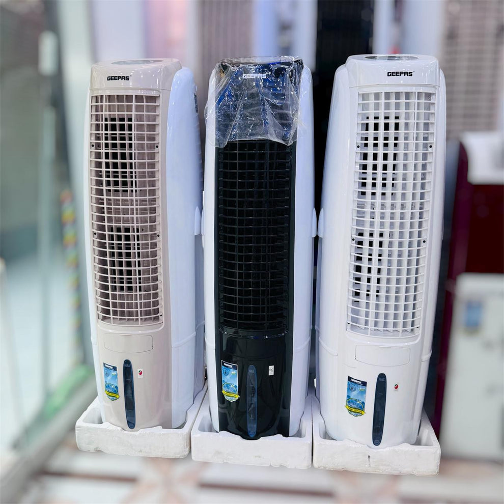 Geepas Tower Air Cooler With Remote & LED Screen Control
