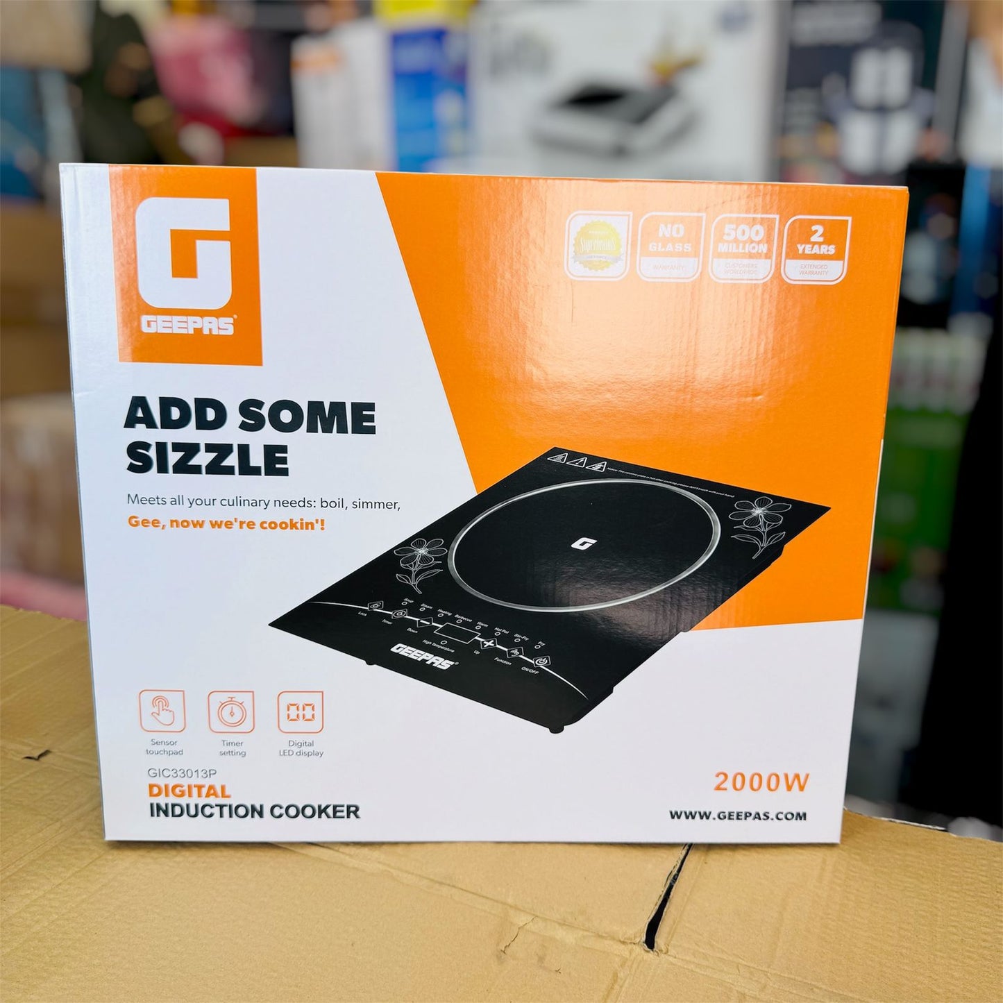 Geepas Digital Induction Cooker GIC 3301P