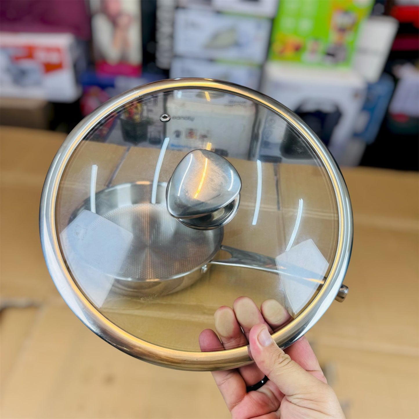 Imported 26cm Fish Coating Havey Stainlees Steel Fry Pan