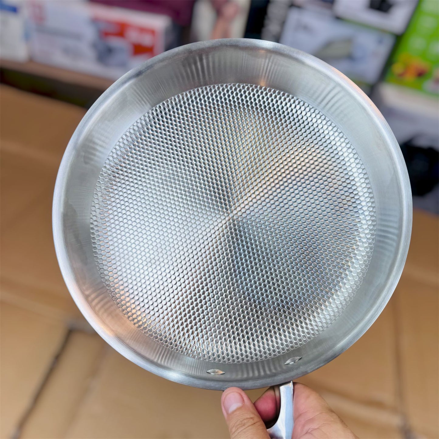 Imported 26cm Fish Coating Havey Stainlees Steel Fry Pan
