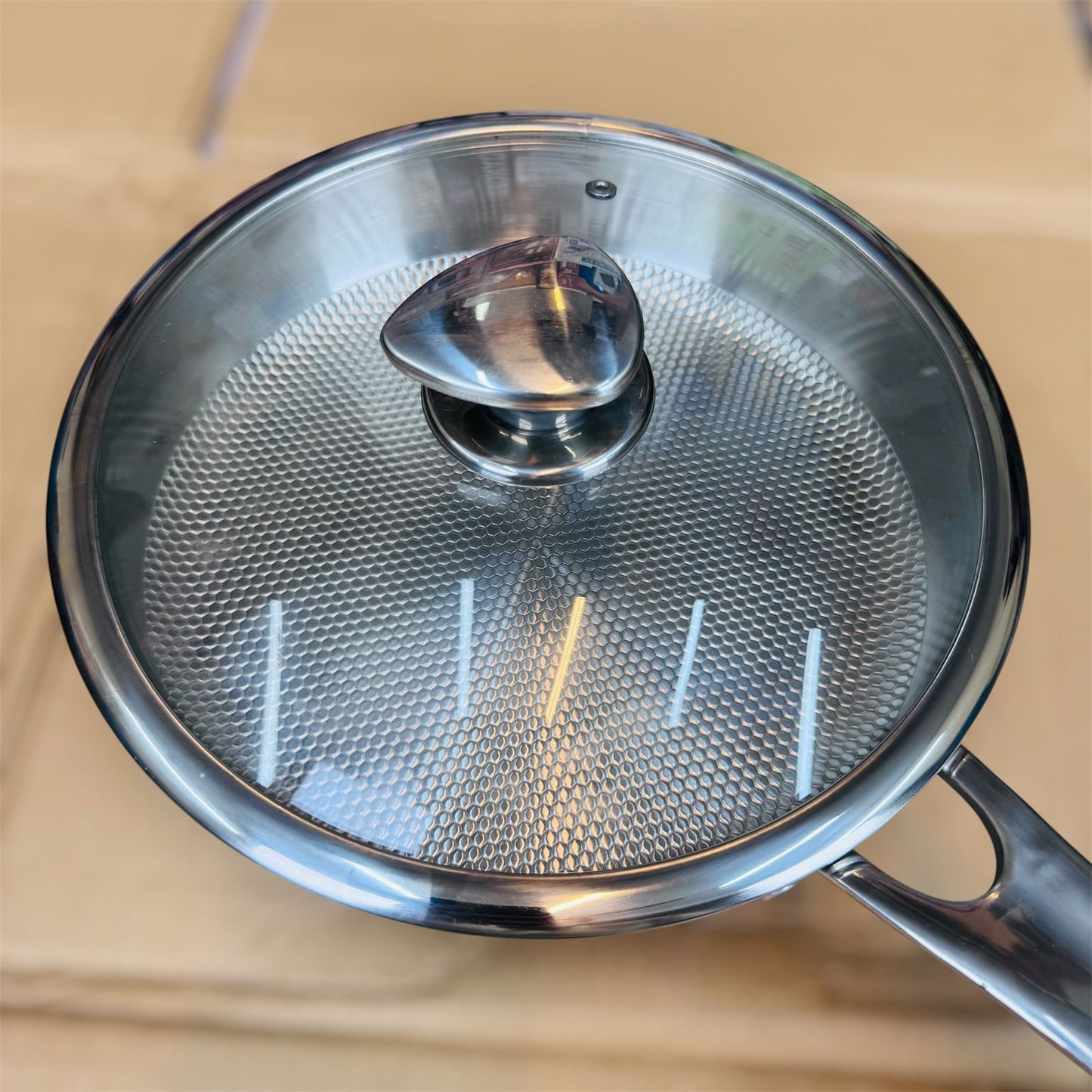 Imported 26cm Fish Coating Havey Stainlees Steel Fry Pan