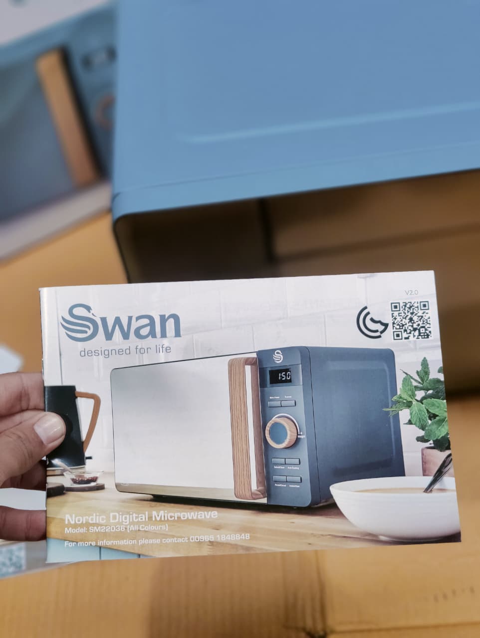 Swan Nordic Digital Microwave 20 Liter Capacity