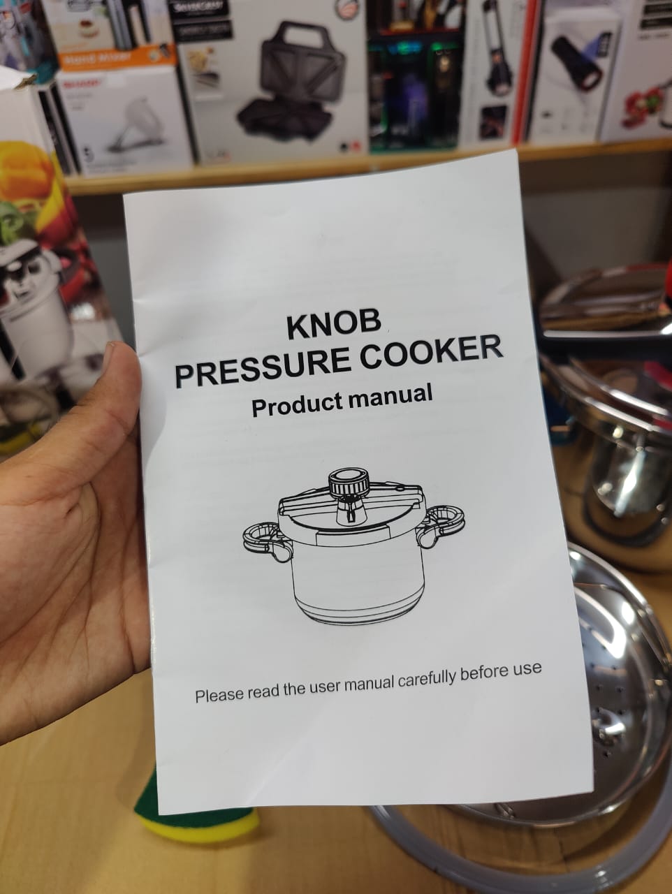 Imported 8pc Stainless Steel Automatic Pressure Cooker- 5L + 7L